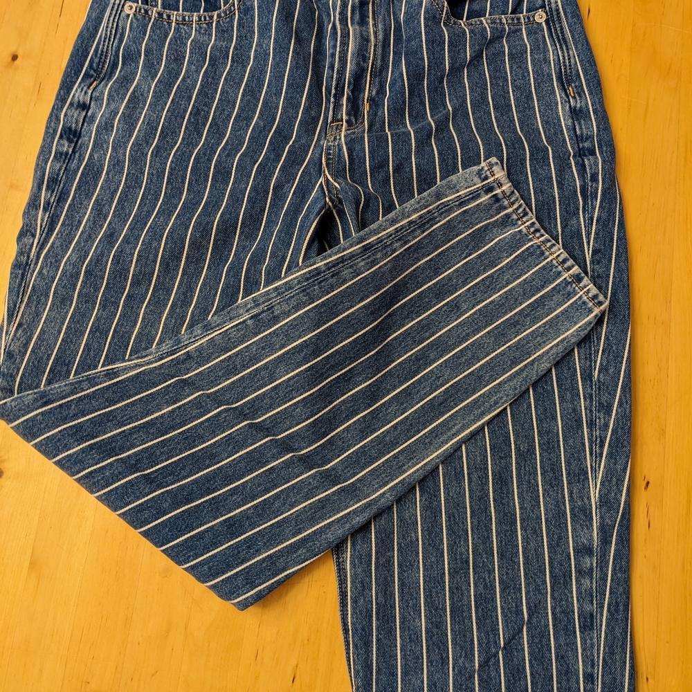 Striped Blue Jeans